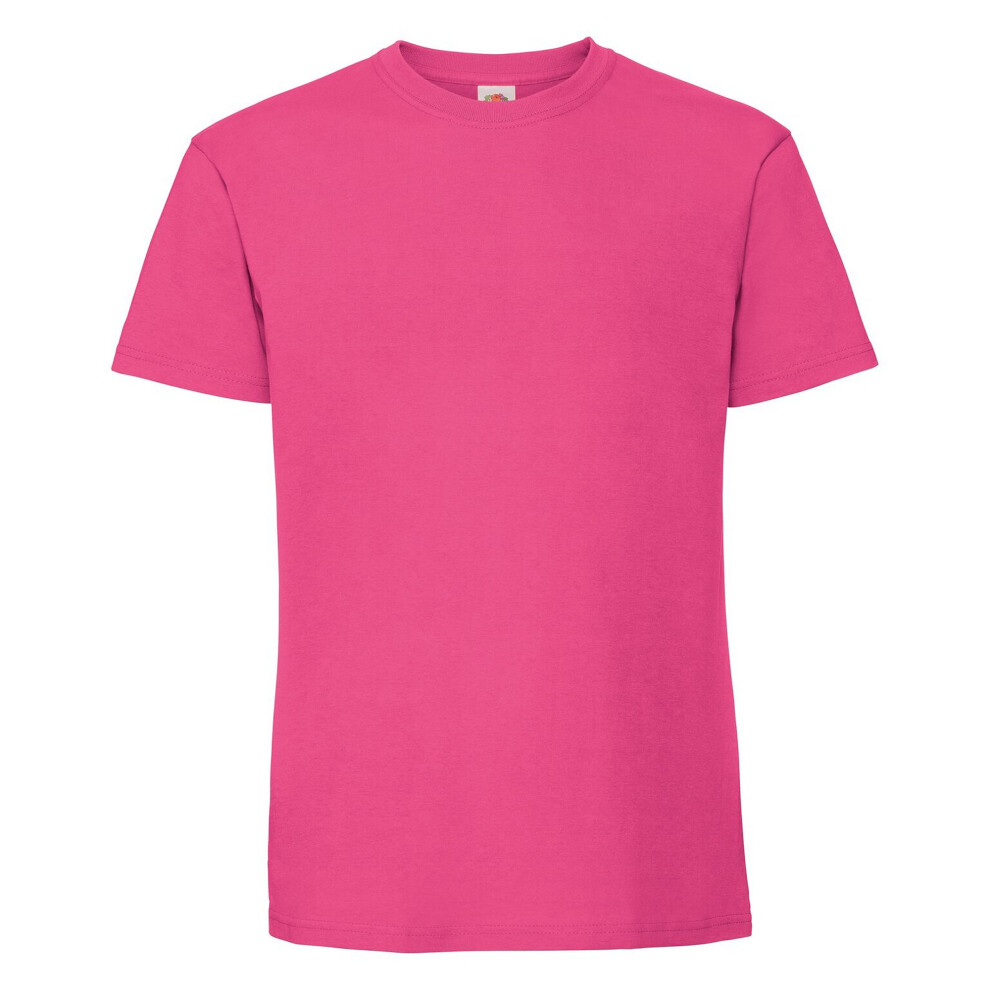 Fruit Of The Loom (2Xl, Fuchsia) Mens Ringspun Premium T-Shirt