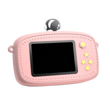 1080P Kids Digital Camera Video Recorder 2000W Pixels 2.0" Screen pink Dual cameras