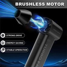 130000RPM Turbo Jet Blower Brushless Vacuum Cleaner Blower for PC/Keyboard/Snow/Car Cleaning Air Duster Blower
