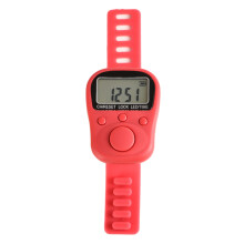 Point Marker Counter LCD Screen Electronic Digital Finger Rings Tally Counter Red