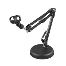 Camera Bracket with An-chor Universal Metal Microphone With 1/4 spiral aluminum strip