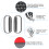 Mazda MX-5 NC Carbon Türgriff Panel 4er Set 3