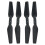 4Pairs/set Propellers for E58 S168 JY019 Foldable Drone Light Weight Blade Black 1