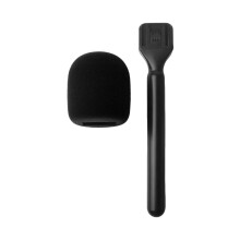 Microphone Adapter Set For Outdoor Handheld Stick Interviewing Boom Replacement Black