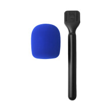 Microphone Adapter Kit For Outdoor Interviewing Stick And Boom Rod Lightweight Blue