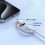 Przejściówka adapter Lightning USB - C srebrna (2 sztuki) 2