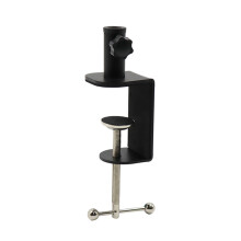 Stable Desk Clamp Accessory I Shape Desk Table Mount Clamps Easily Lock Black