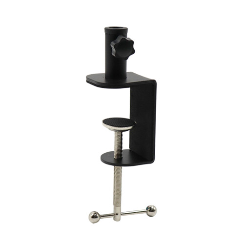 Stable Desk Clamp Accessory I Shape Desk Table Mount Clamps Easily Lock Black