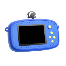 Digital Camera Children 1080P High Definition Cartoon Animal Video blue Dual cameras