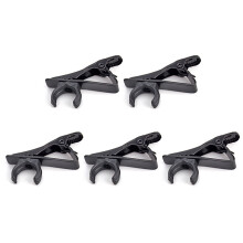 Pack of 5pcs durability Microphone Iron Clip Lapel Microphone Clip Accessories A