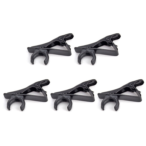 Pack of 5pcs durability Microphone Iron Clip Lapel Microphone Clip Accessories A
