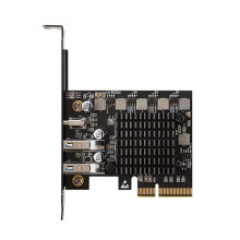 PCIe3.0X4 Camera Acquisition Card for Industrial Use Multiple USB PCIe Expansion