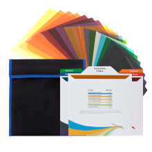 20pcs High Transmission Color Filters Color Correction Lighting Gel Filter