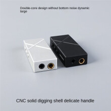 F4 Dual CS43198 for DAC Headphone Amp Sound Card Balanced 4.4mm + 3.5mm PCM768K Tail Silver