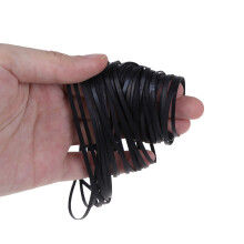 100pc 2mm Width Cassette Tape Machine Rubber Belts for Recorders Portable Player