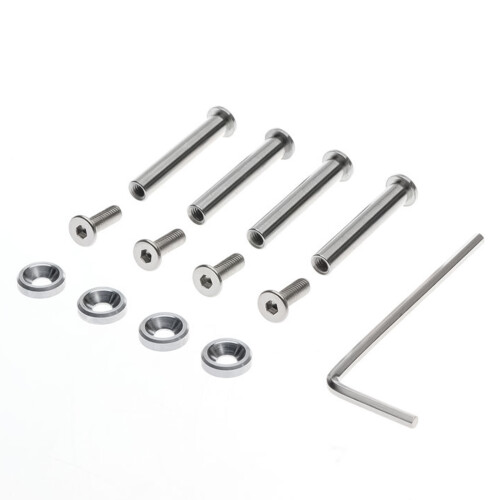 Fan Screws Desktop Computer Case Fan Screws for Desktop PC Cases Easy Installati Silver