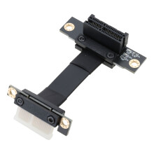 Premium- 8Gbps PCIe 3.0 1X Extender PCIE 1X to PCI-E 1X 90 Degree Riser Cable