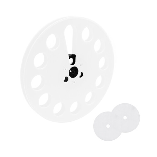 7in Support Washer Tape Wheel for Home Studio Transfer Planning White
