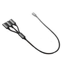 Type C Splitter Cable,Type C 1 Male to 3 USB 2.0 Female Extension Cord Connector 120cm