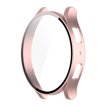 Watch PC Case for GalaxyWatch 6 Screen Bumper Shell Protector Shockproof Rose Gold 44mm