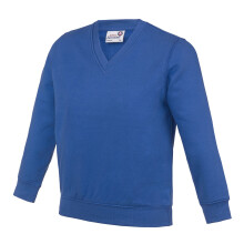 (3-4 Years, Royal Blue) AWDis Academy Childrens/Kids Junior V Neck School Jumper/Sweatshirt (Pack of 2)