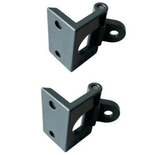 2 Pcs L-Shaped Hidden Side Mount Hinge, Concealed Electrical Distribution Cabinet Door Hinge