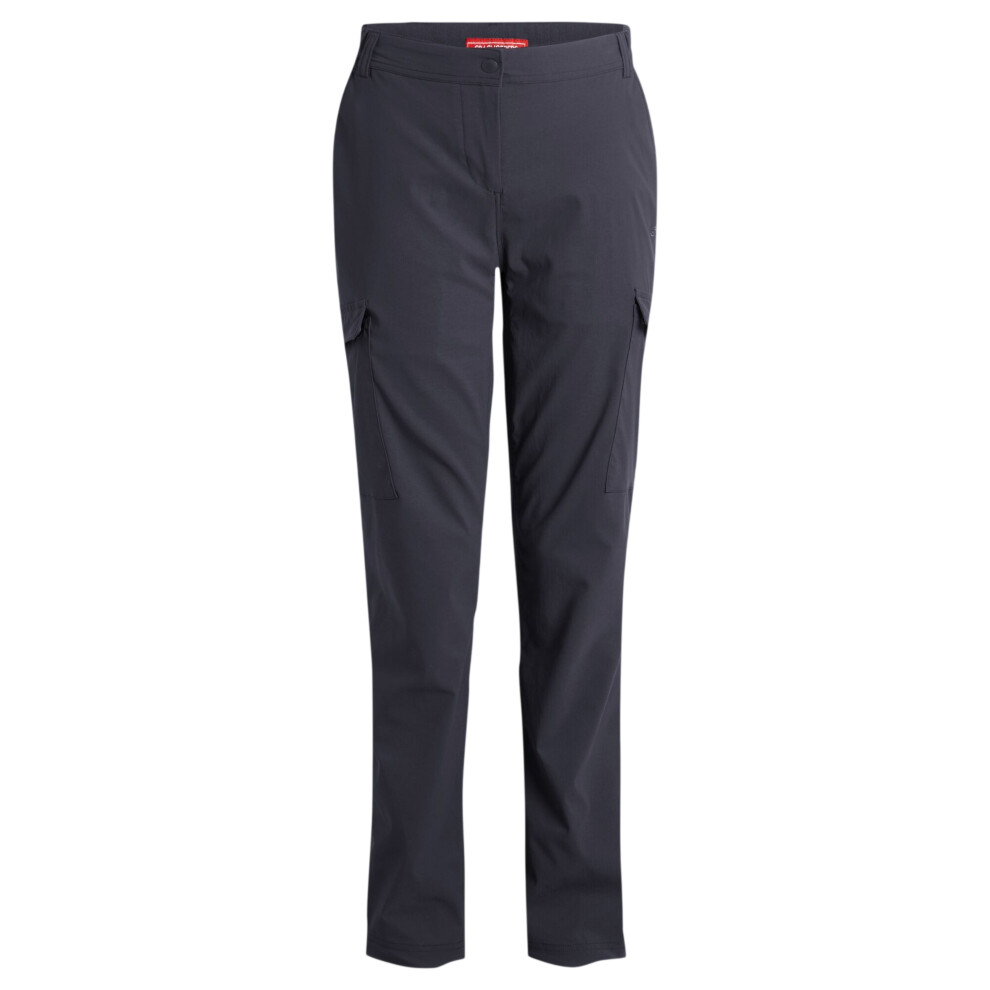 Craghoppers Women's Dark Rif Stretch Nosilife Cargo Trousers - Iron - 20 Uk R - Iron - 55% Recycled Nylon Polyamide/39% Nylon Polyamide/6% Elastane - Image 2