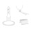 Speaker Wall Mount Bracket Stand Space Saving Bracket for HomePod 2 Speaker White 1