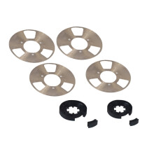 Metal Cassettes Mini Reel Wheels Speaker Part for DIY Tape Recording Projects GOLD