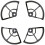 4pcs Quick Release FPV Propeller Guards Rings Protectors for Micro Quadcopter 1