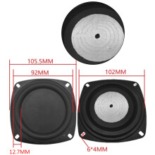 Durable 2/3/4inch Diaphragm Replacement Bass Voice Coil Speaker Horn DIY 4 inches square