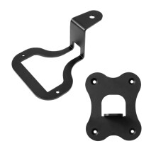 Speakers Wall Support Mount Brackets for WiiM Sound, Metal Speaker Mount Frame black