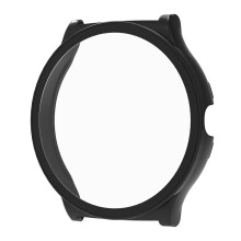 Watch Screen Protector Case with Tempered Glass Protective Cover for Solar Lite Black