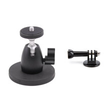 Magnetic Base Holder 360 Adjust Travel Tripod Mount Stand for DJI-Action Bundle 1 66mm