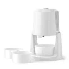 Automatic Ice Shavers Small Electric Ice Shaved Machine Two Speed Adjustable Ice Shaving Machine Ice Crusher EU Plug