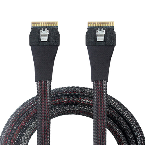 Internal Data Cable SFF-8654 8i to SFF-8654 8i for Storage Routing Work Needs 50cm