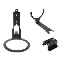 2 Wall Mount Bracket Holder Speaker Management Storage Rack Black