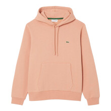 (XS, Orange) Lacoste Mens Organic Cotton Fleece Hoodie