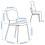 IKEA VIHALS Upholstered Dining Chair-White 4