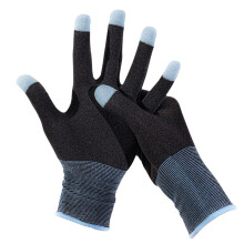 Gaming Glove Sweatproof Non-Scratch Sensitive Gaming Full Finger Thumb Sleeve 2x Blue