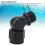 DIDEEP 潜水工具 万向调节器接头 二级呼吸器 110度 5
