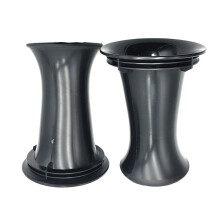 99x160mm Speaker Port Tube Subwoofer Bass for Reflex Inverted Tubes Black Plasti Black