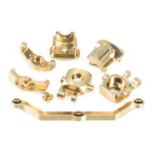 Brass Counterweight Portal Axles Housing Diff Cover for 1/18 RC Car TRX4-M