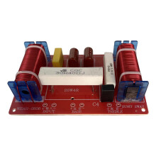2 Way 400W Audio Speaker Frequency Divider Aplifier Crossover Filters Board