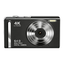 Pocket Digital Camera 16X Visual Reach for Student Outings and Daily Photo Use Black