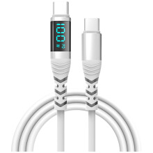 100W/5A USB C Quick Charge Data Cable for Fast Speed Charging and Data Syncing 1.2m White