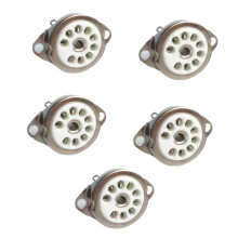 GZC9-C-1/GZC9-C-1-G Ceramic Tube Socket 9PIN Connector for Audio Enthusiasts GZC9 C 1