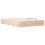 VidaXL vidaXL Ottoman Bed Frame with Storage Natural 120 x 190 cm 4