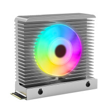 M.2 2280 SSD Heatsink 12V Solid State Hard Disk Cooler Passive Heat Dissipation Silver