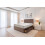 (Small Single, Mocca) Emily Plush Bed Set With Mattress, 2 Drawers Same Side & 24"Headboard 1